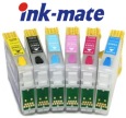 Перезаправляемый картридж Epson RIC 821-826 заправленные чернилами Ink-Mate