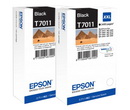 Оригинальный картридж Epson T7011 экстра повышенной емкости (двойная Эконом-упаковка!)