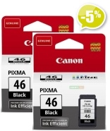 Оригинальный картридж Canon PG-46 черный (двойная Эконом-упаковка!)
