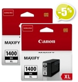 Оригинальный картридж Canon PGI-1400XL черный (двойная Эконом-упаковка!)