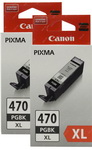 Оригинальный картридж Canon PGI-470BKXL черный !повышенной емкости! (для печати текста, двойная Эконом-упаковка!)